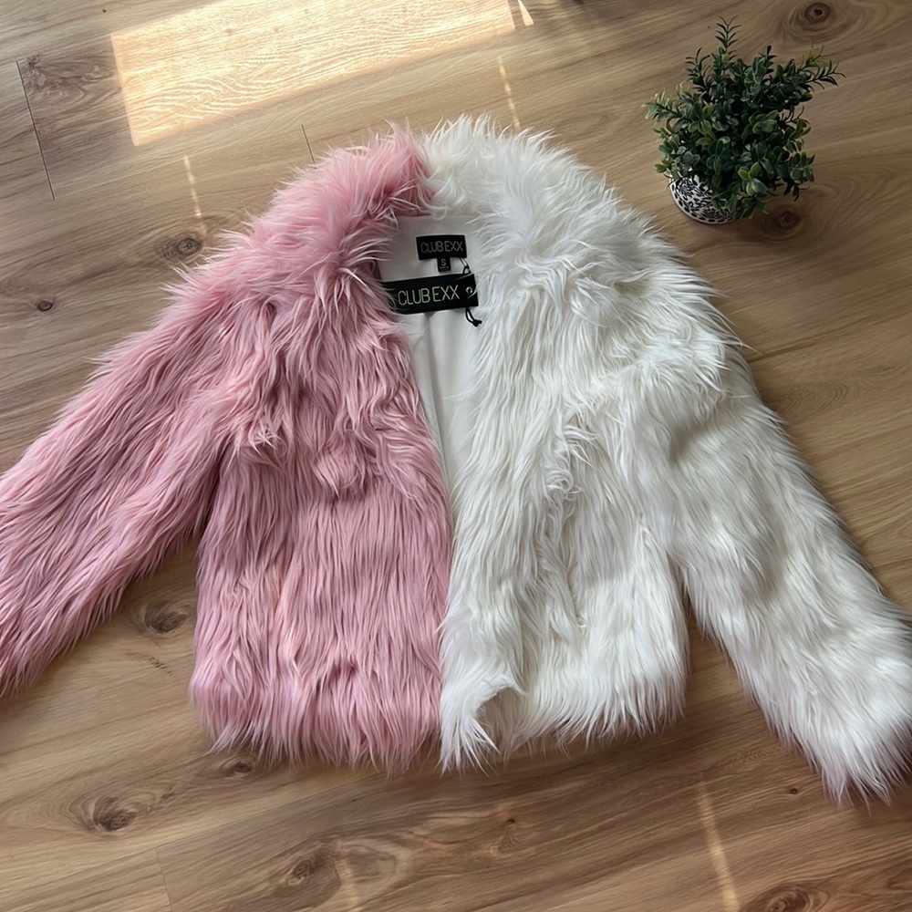 Blush Balancing Act Faux Fur
Jacket